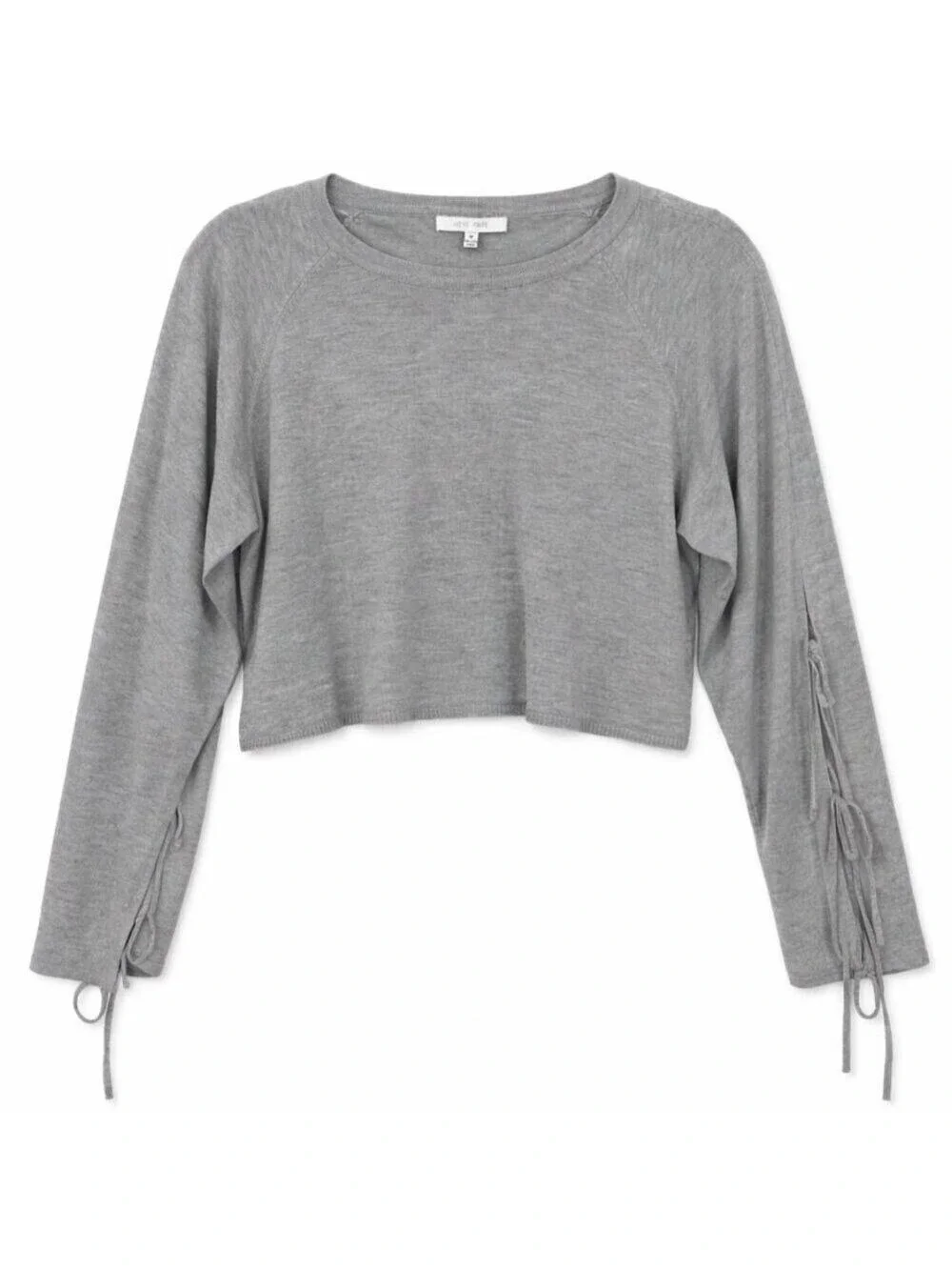 Lovetree Lace Up Sleeve Sweater